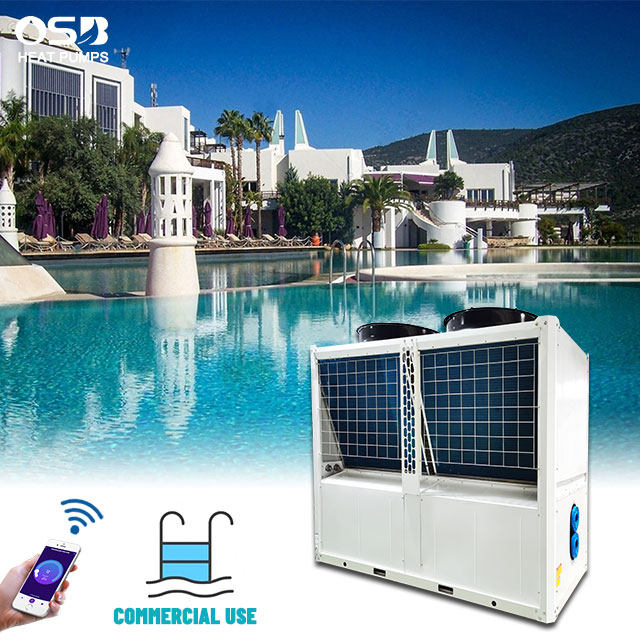 Smart Wifi 70-200KW Electrical Industrial Commercial Pool Heat Pump
