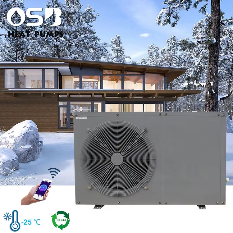 15KW EVI DC Inverter Air to Water Monoblock Heat Pump for Underfloor Heating