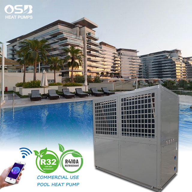 Super Efficiency 220V-380V Swimming Pool Heat Pump with Wifi Control for Commercial Industrial