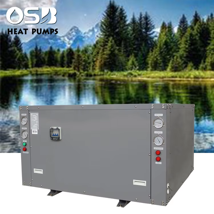 Ground Water Source Heat Pump with High Cop 5.0 Geothermal Heat Pump System for Home Heating and Cooling