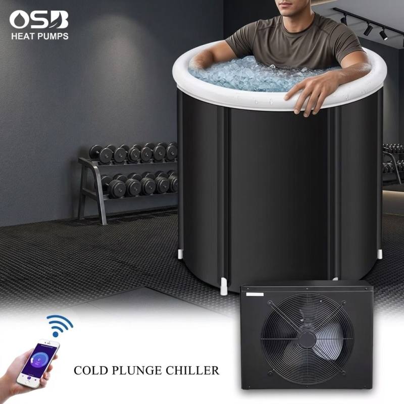 Smart Control 1/3hp Water-Cooled 110/220v Mini Ice Bath Chiller for Home Cold Plunge Pool Use