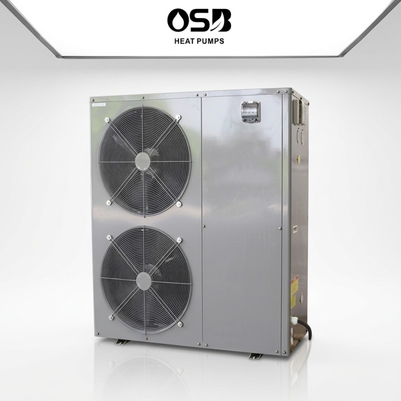 Metal Electric Air Source Heat Pump R134A High Temperature Water Heaters