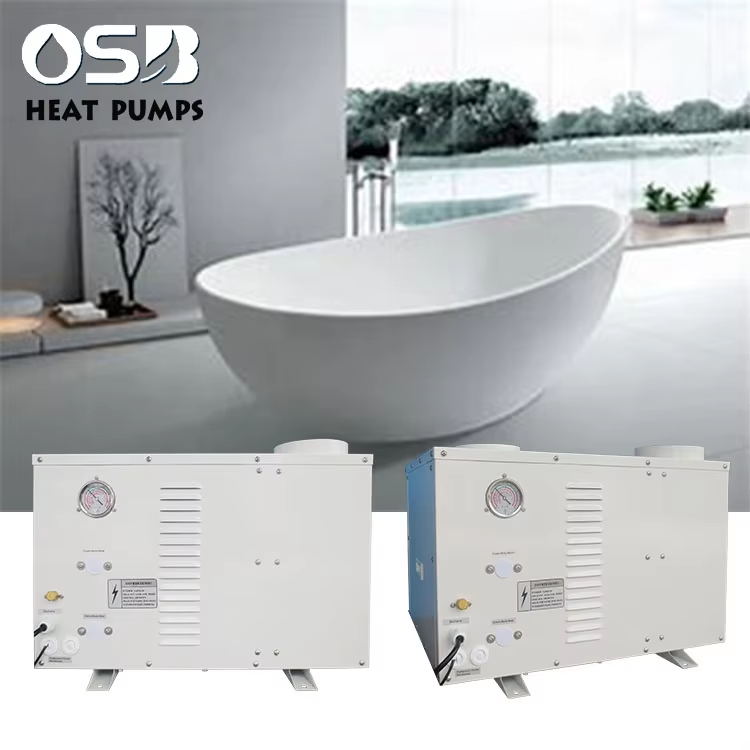 Integrated Domestic Hot Water Heater Air Source Heat Pump Electric Powered R410A Refrigerant
