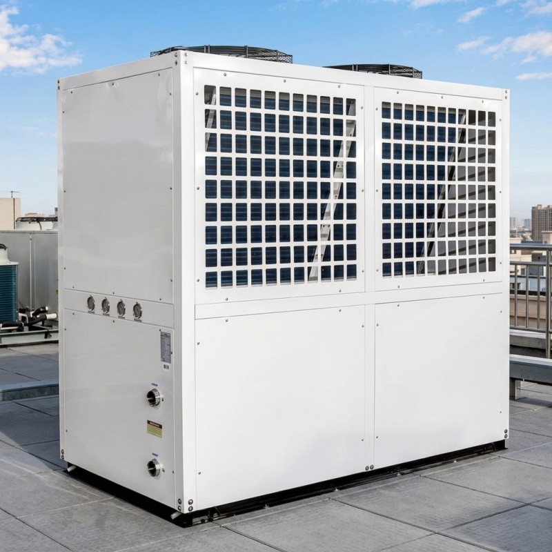 80KW Commercial Hybrid Electric Heat Pump Water Heater Hot Water Recirculating Pump for Tankless Water Heater