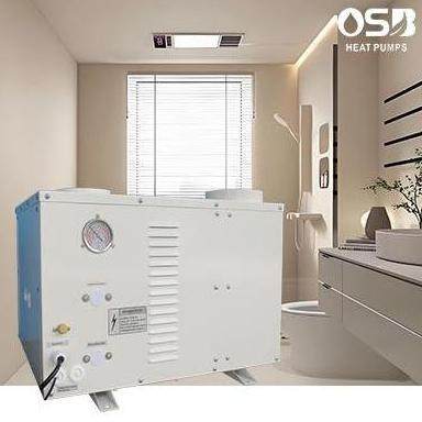 Electric Hot Water Heat Pump Tankless with Auxiliary Coil Stainless Steel Cylinder
