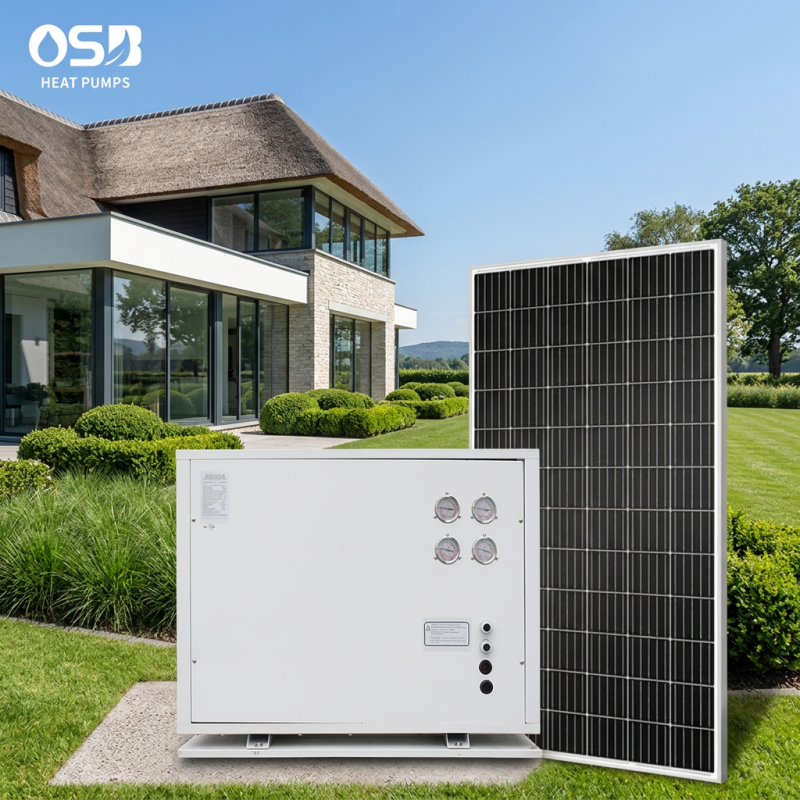 Geothermal Heat Pump Heating and Cooling Pump Solar Energy 12-16kw for Home