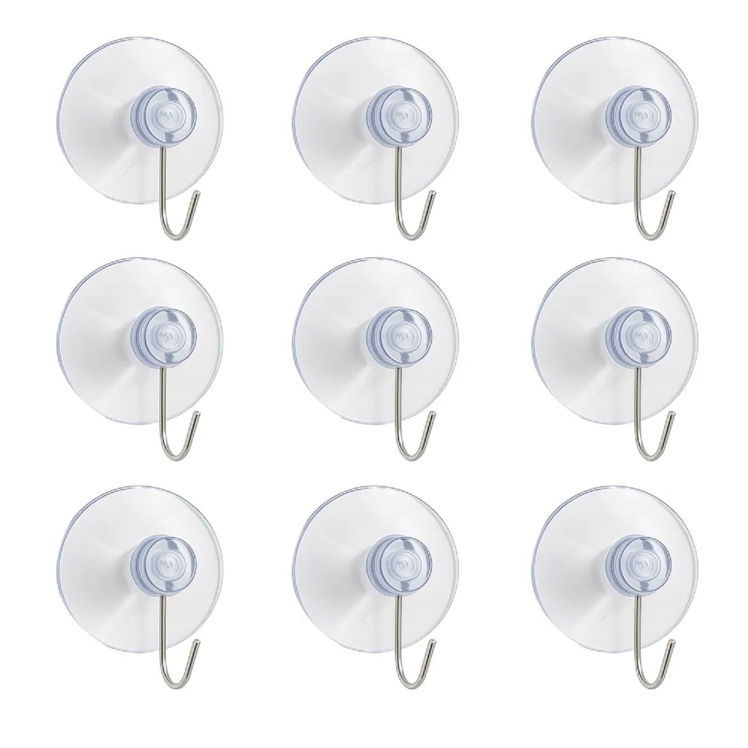 SUCTION HOOKS LARGE 9PC