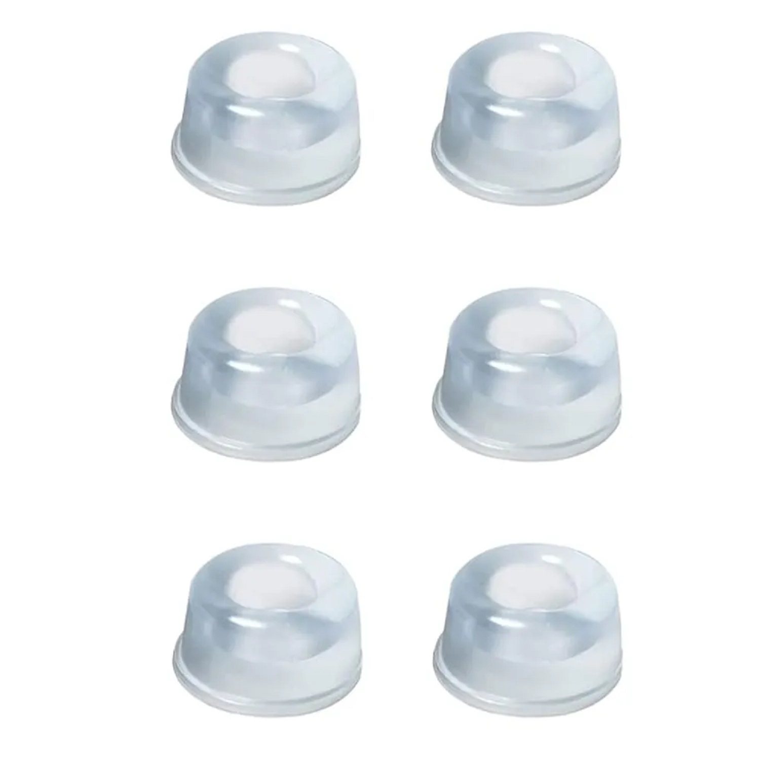 FURNITURE BUMPERS 6PC CLEAR