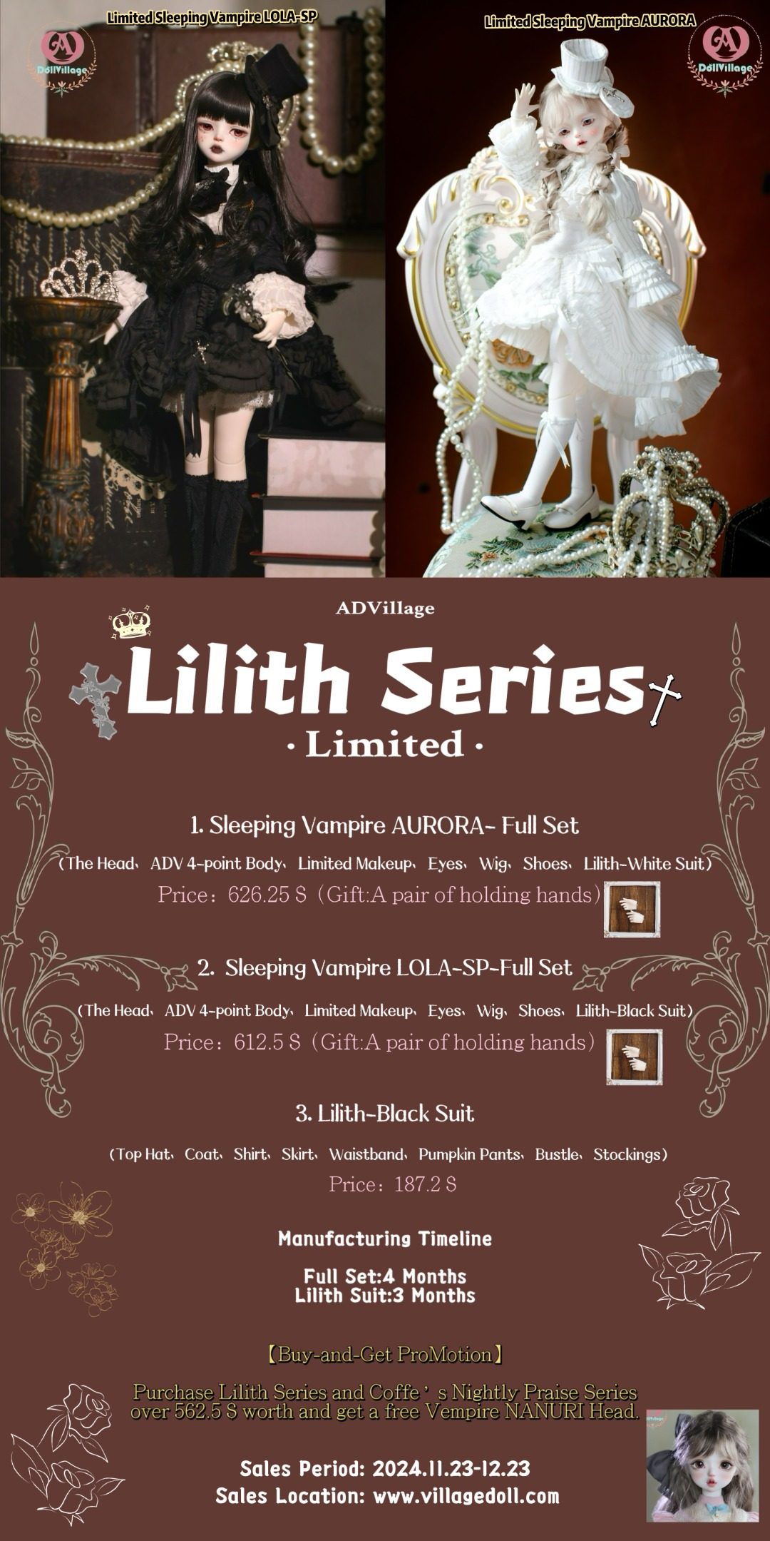 Limited Lilith Series SLEEPING VAMPIRE