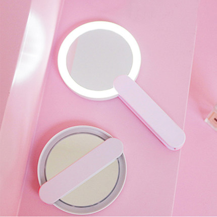 Swivel LED Hand Mirror