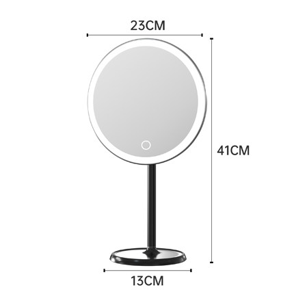 Metal LED Stand Mirror