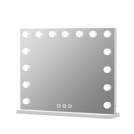 Hollywood Mirror with 15 Led Bulbs