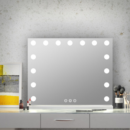 Hollywood Mirror with 15 Led Bulbs