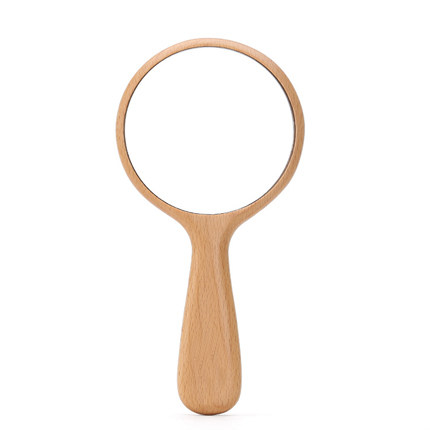 Handheld Wooden Mirror