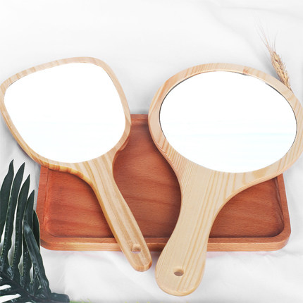 Customized Wooden Hand Mirror