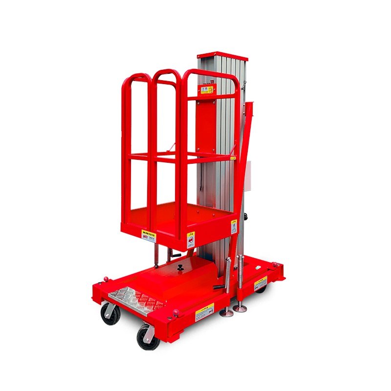 Single Mast Aluminium Lift Platform