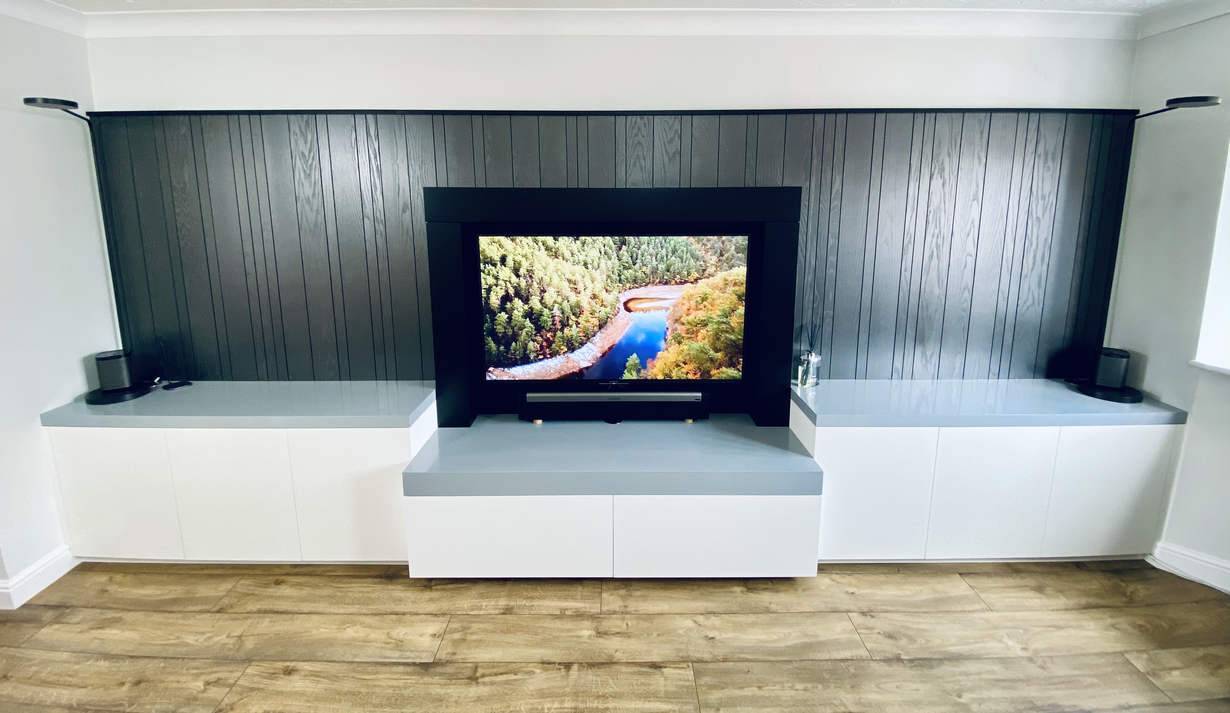Custom designed media unit
