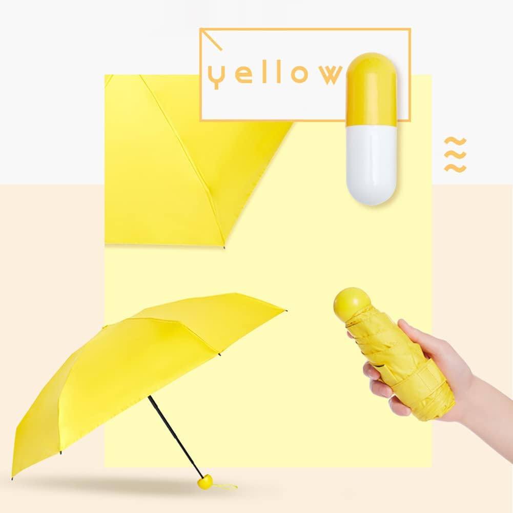 Manufacturer sunny umbrella/small pocket capsule vinyl rainproof and sunscreen small umbrella/printable LOGO