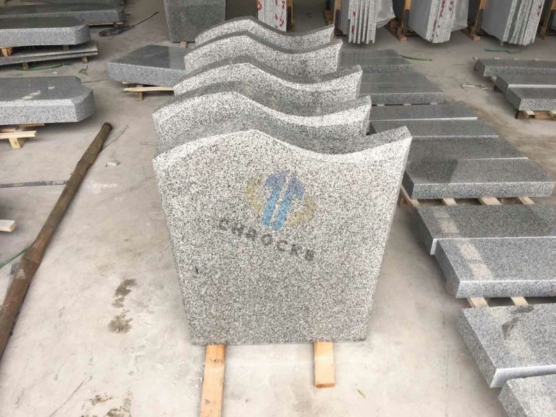 G603 Granite Tombstone Banana Gravestone Design