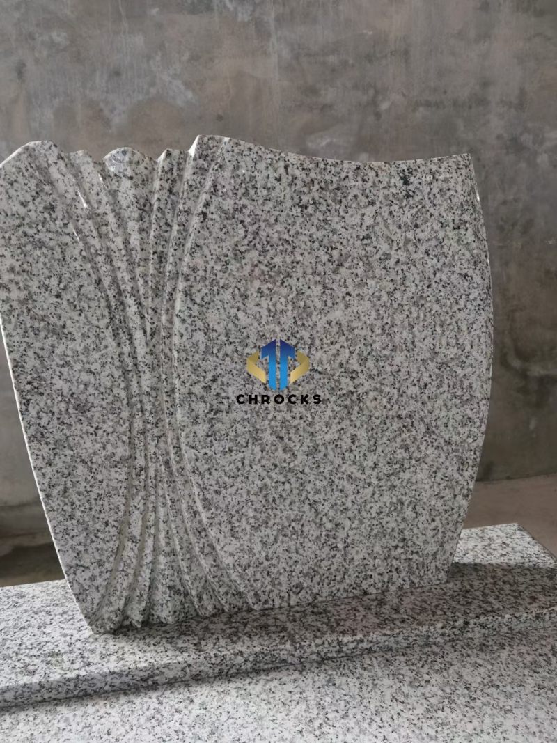 G603 White Granite Monument Poland Design