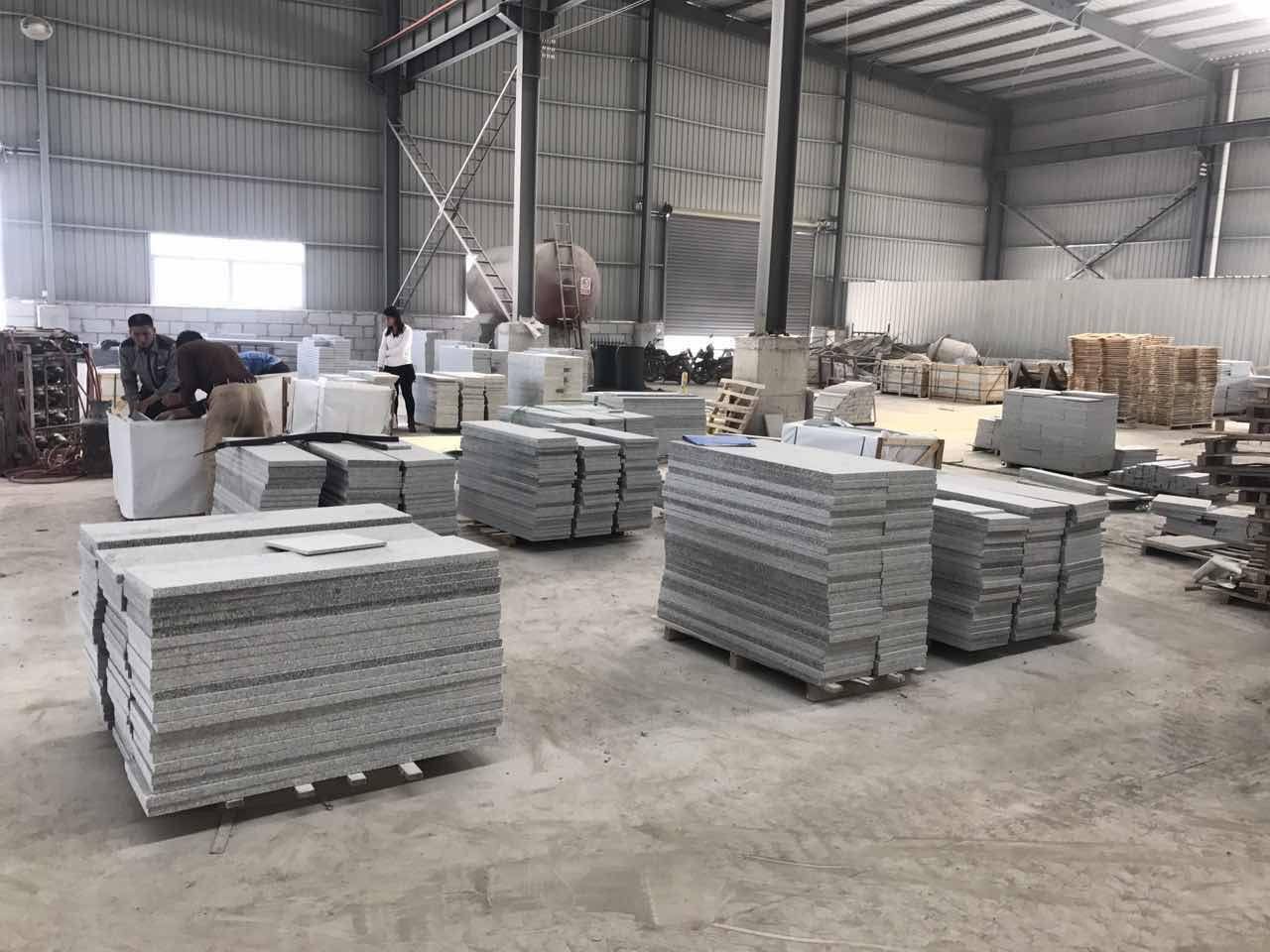 Stone Stepping in Factory