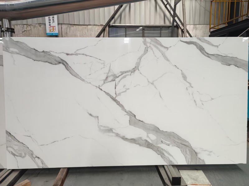 Calacatta White Nano Glass Stone