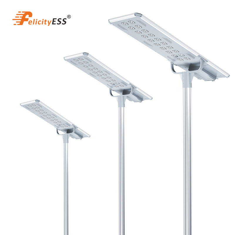 High Powered 30w 40w Motion Sensor Waterproof Security Yard IP65 All In One Led Solar Street Light outdoor