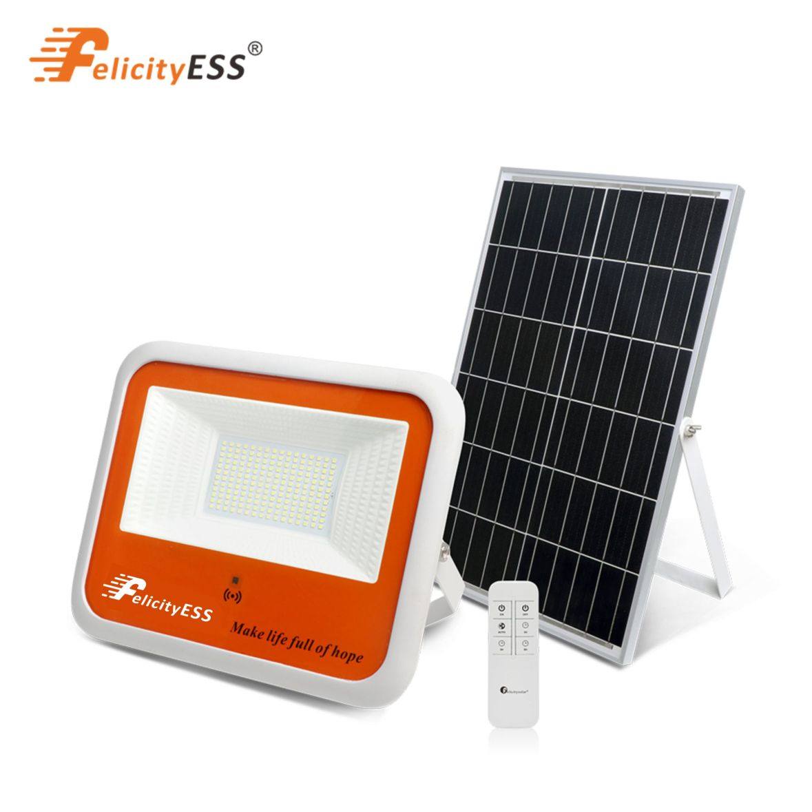 100w 150W Factory Aluminium Solar Power Outdoor Lamp Customization Solar led Outdoor Flood Light