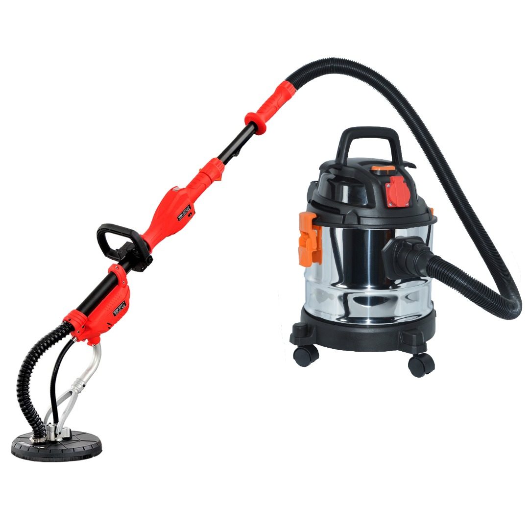 15L STAINLESS STEEL WET/DRY VACUUM WITH POWER TOOL SOCKET
