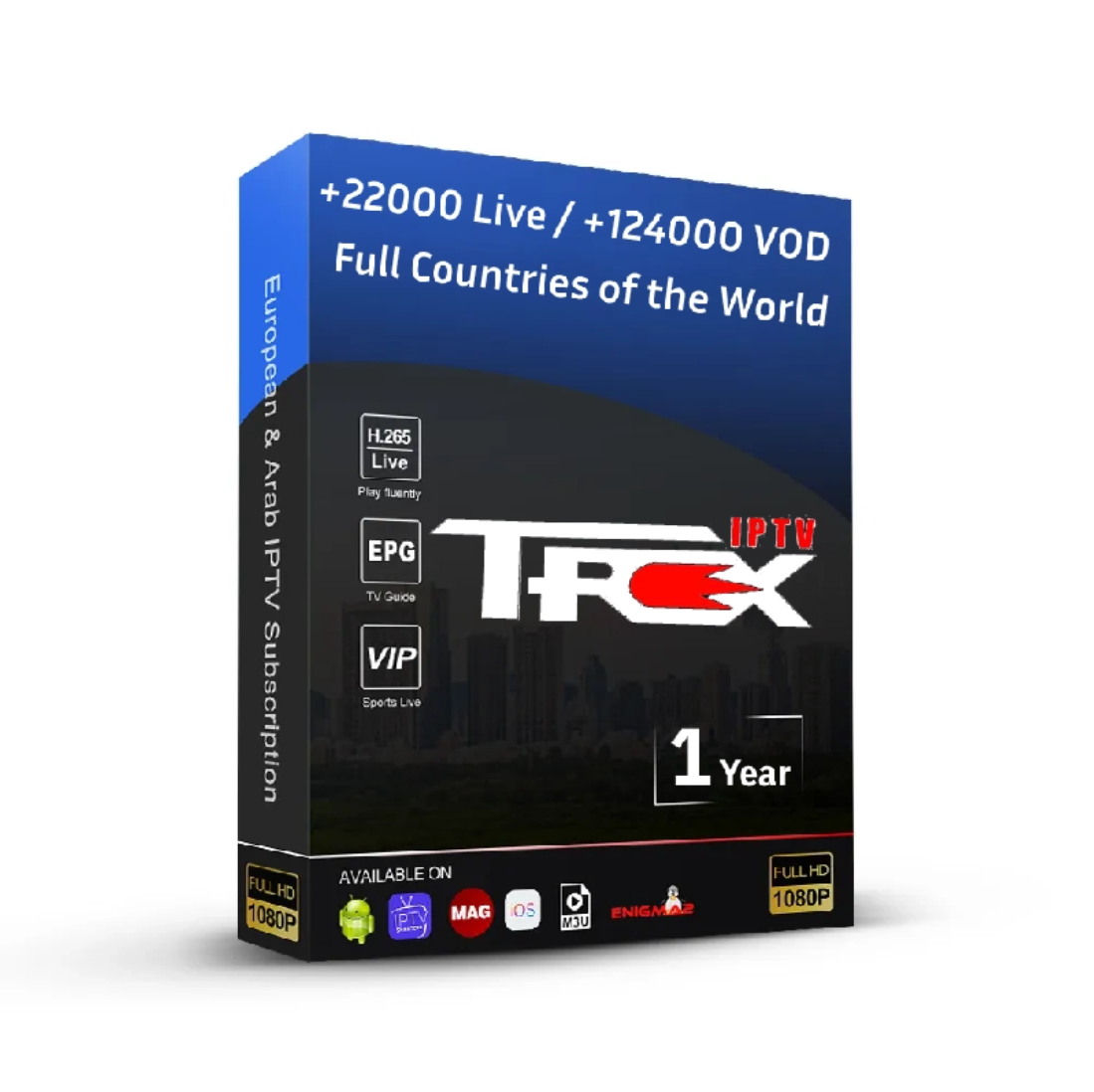 Trex Ott IPTV +22000 Lives Full countries of World