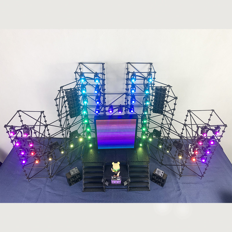 Stage model kits SET-G (DMX & Art-net version) - www.jw-stage.com