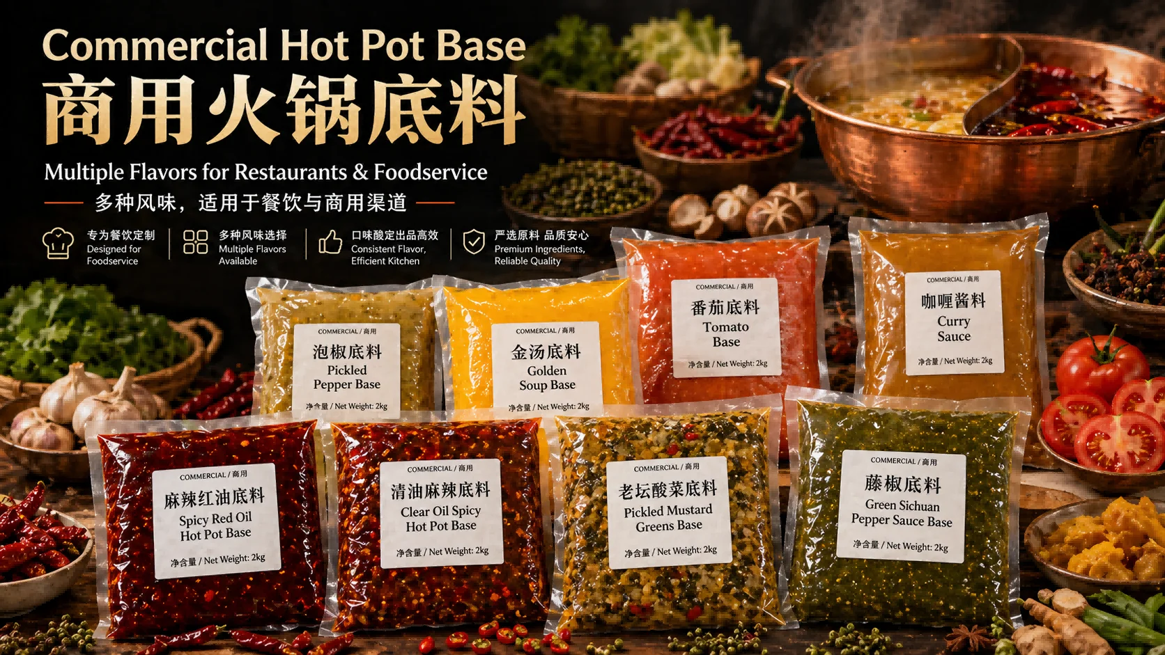 Restaurant Pack Hot Pot Base