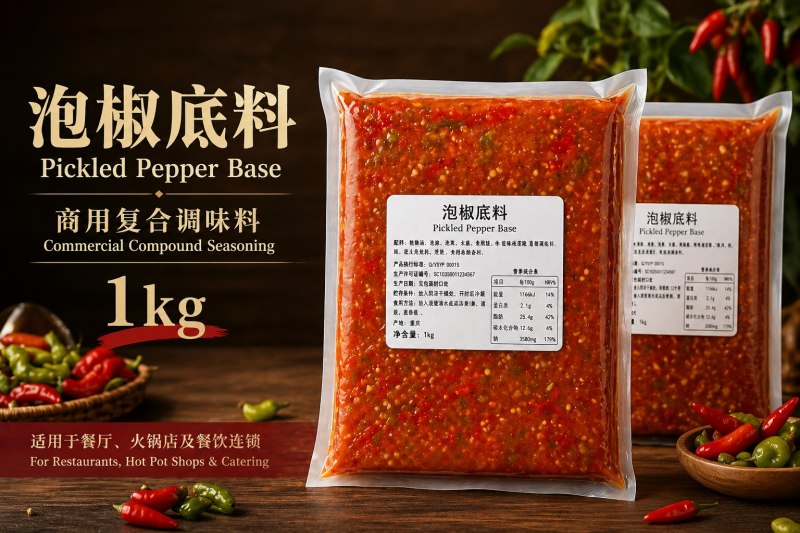 Commercial Pickled Pepper Hot Pot Base