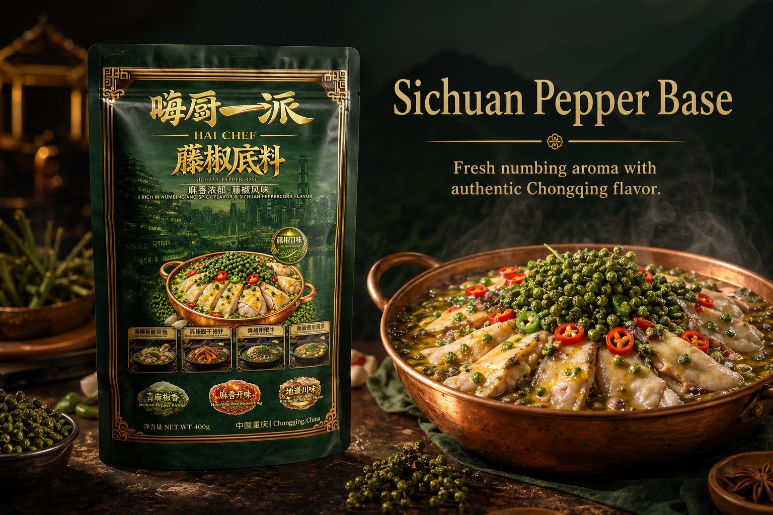 Supermarket Sichuan Pepper Hot Pot Base