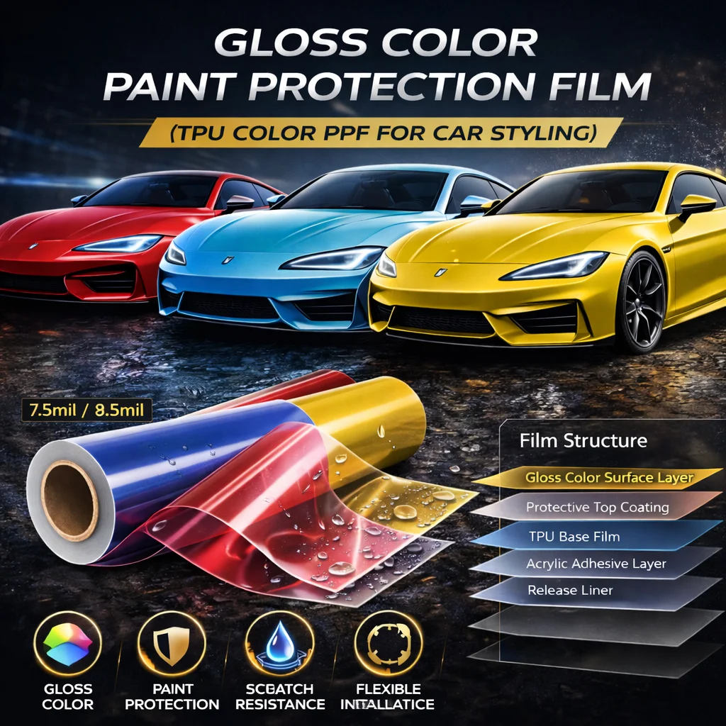 Gloss Color Paint Protection Film