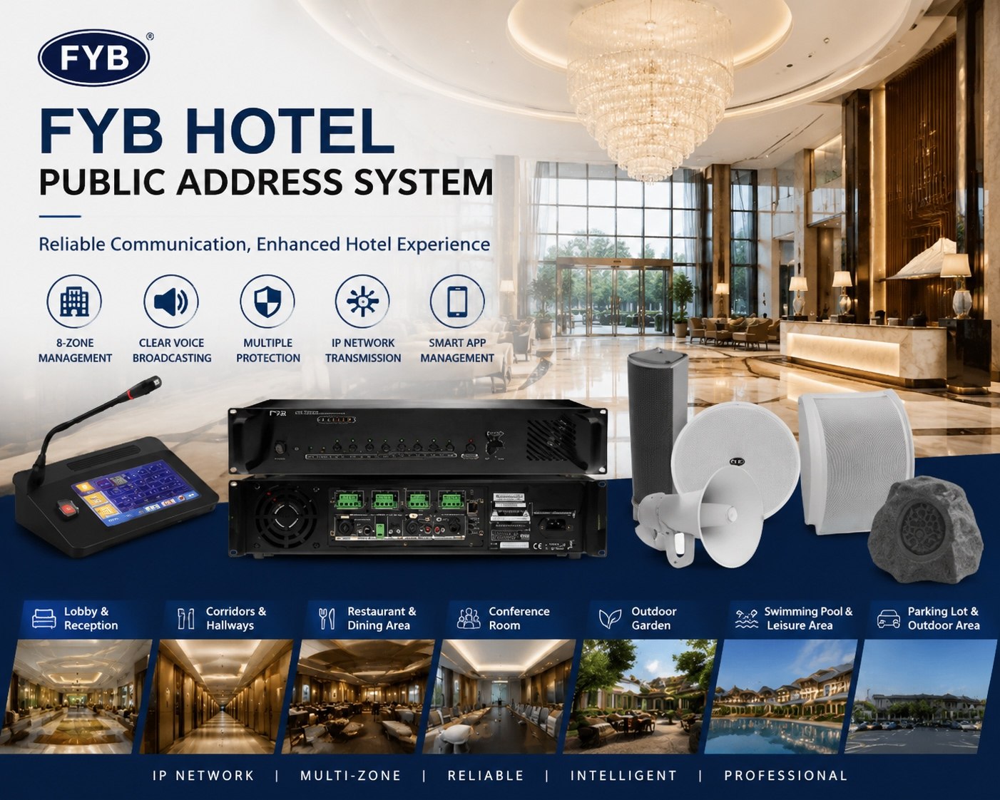 FYB Hotel Public Address System