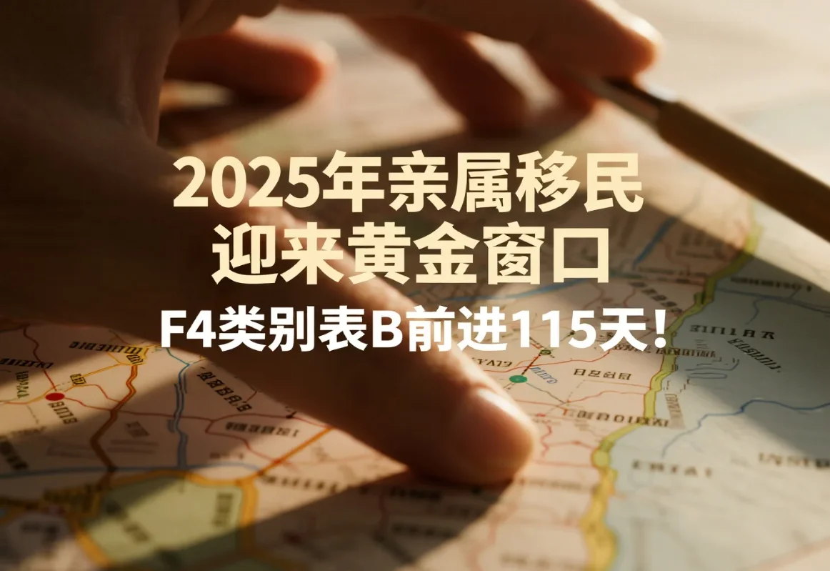 【腾飞移民】美国移民重大利好：2025年亲属移民迎来