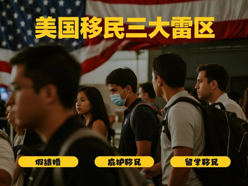 【腾飞移民】2025年美国移民三大雷区:假结婚、庇护、留学!这些骗局正在毁掉你的美国梦