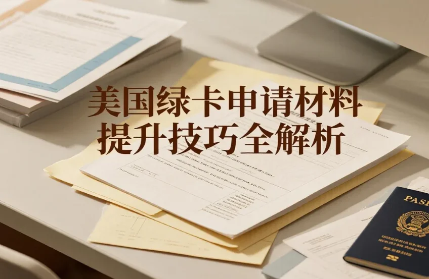 【腾飞移民】美国绿卡申请门槛升级：材料提升技巧全解析，助你一次通关！