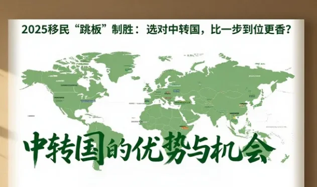 【腾飞移民】2025移民“跳板”制胜：选对中转国，比一步到位更香？