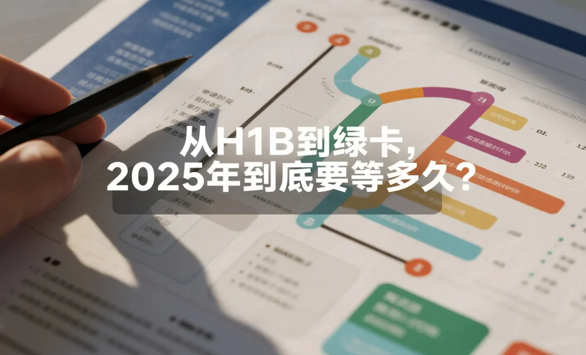 【腾飞移民】从H1B到绿卡，2025年到底要等多久?