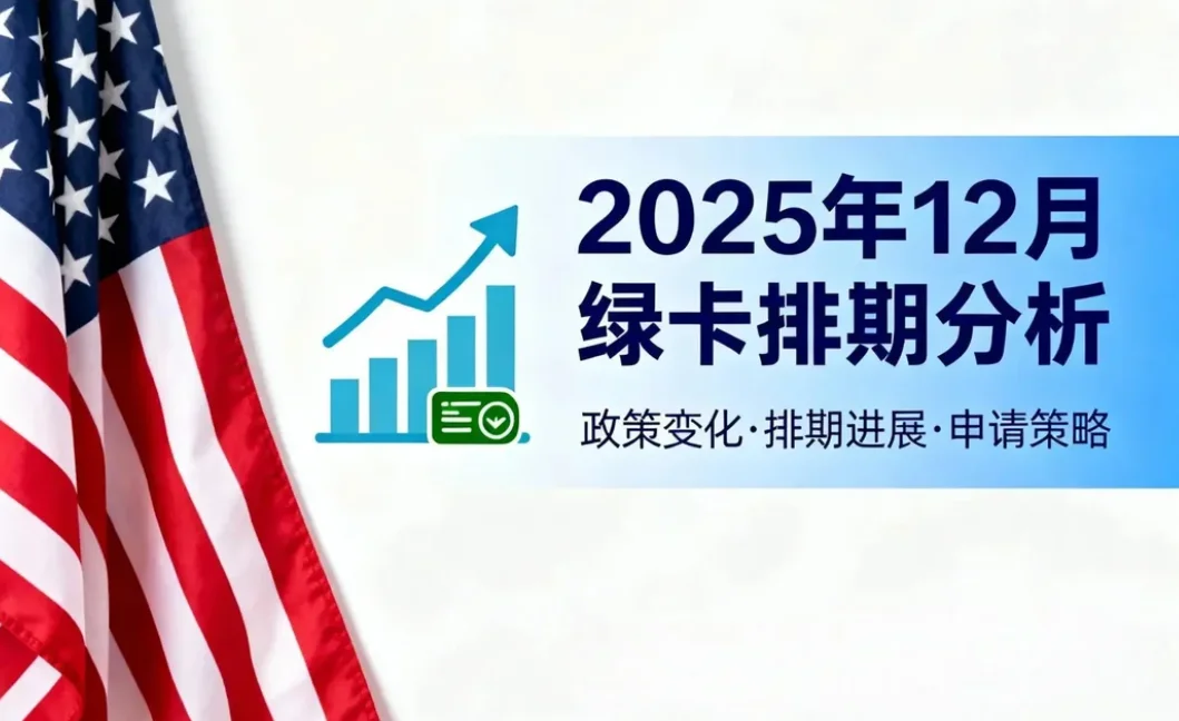 【腾飞移民】2025年12月美国绿卡排期：职业移民全面回暖，EB-5旧政狂飙220天