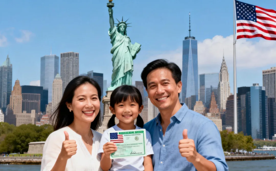 【腾飞移民】2026年拿美国绿卡，这八大好处让无数家庭抢着办！