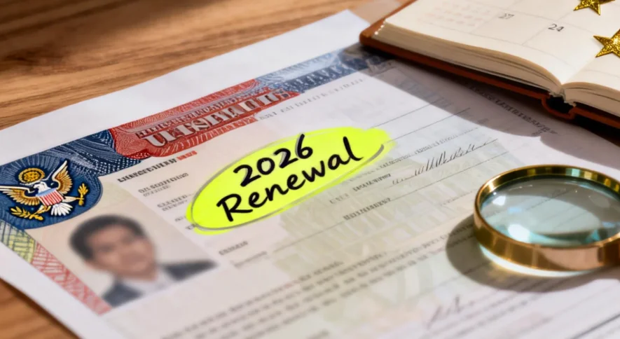 【腾飞移民】2026年美国工签续签最佳时间：错过再等一年！