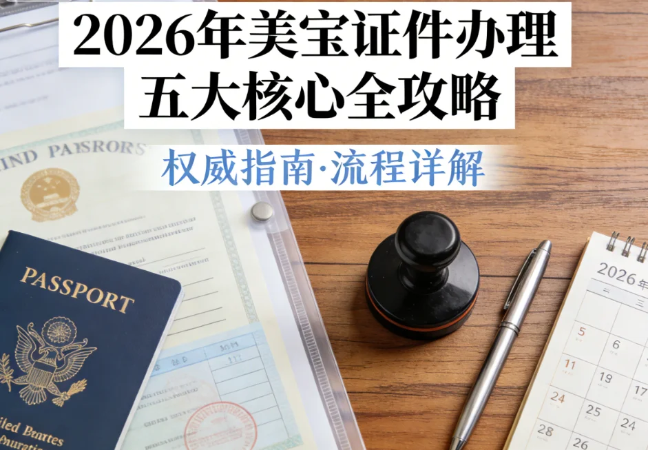 【腾飞移民】2026年美宝证件办理五大核心全攻略！