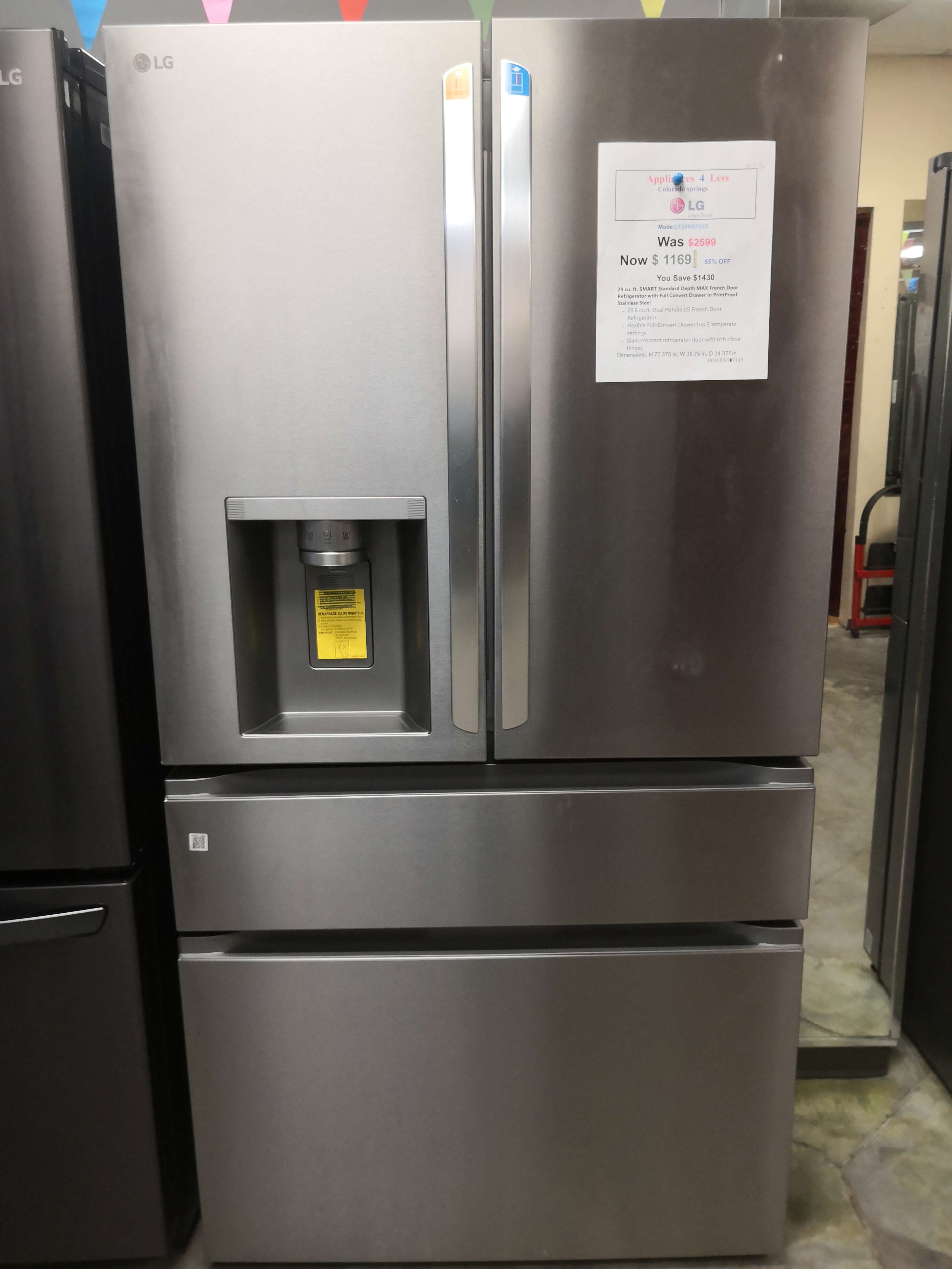 Lg refrigerator  LF29H8330S