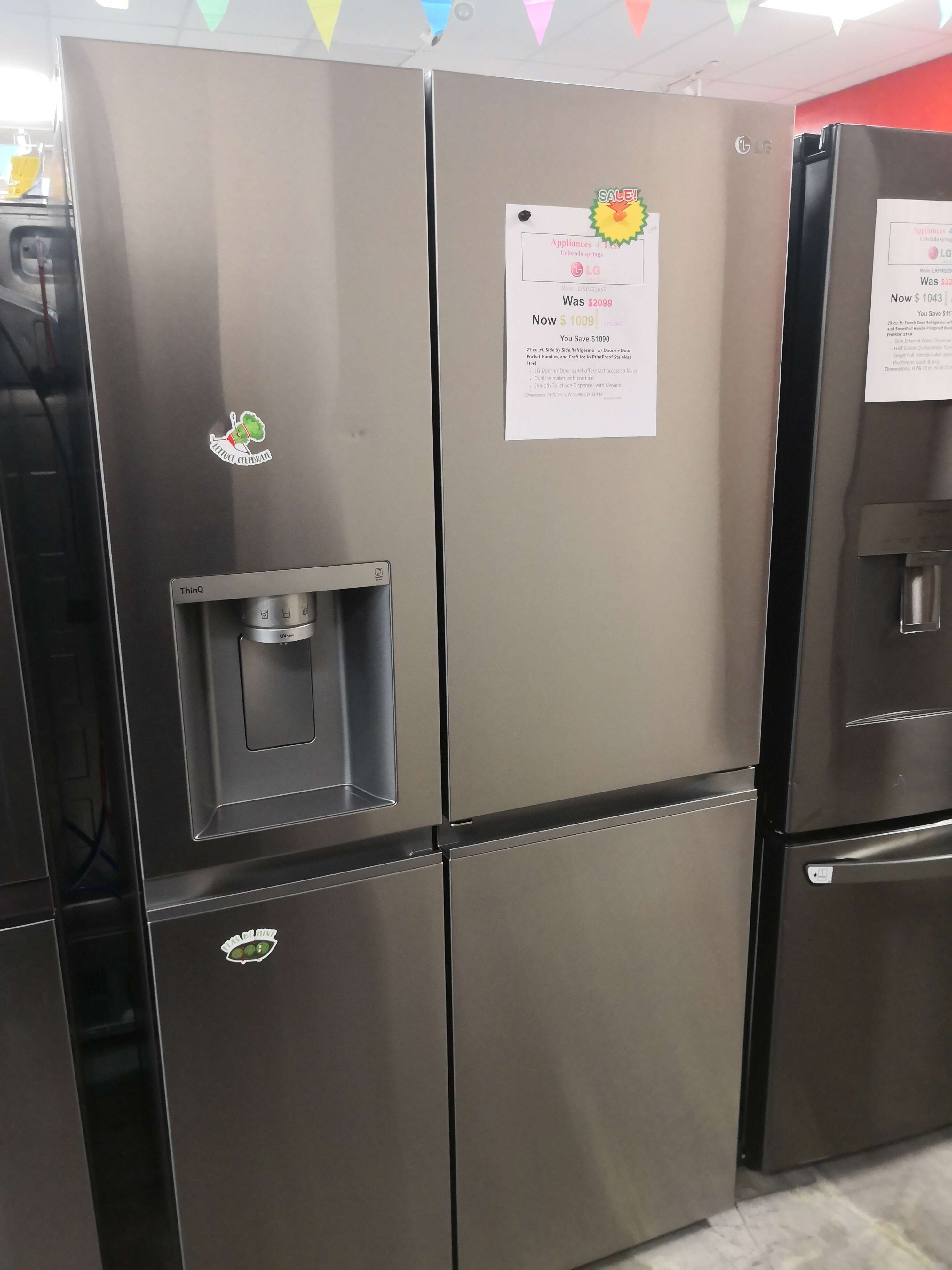 Lg refrigerator  LRSDS2706S