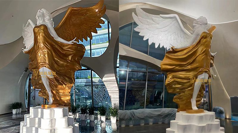 海南梅塞尔医院高6米玻璃钢天使