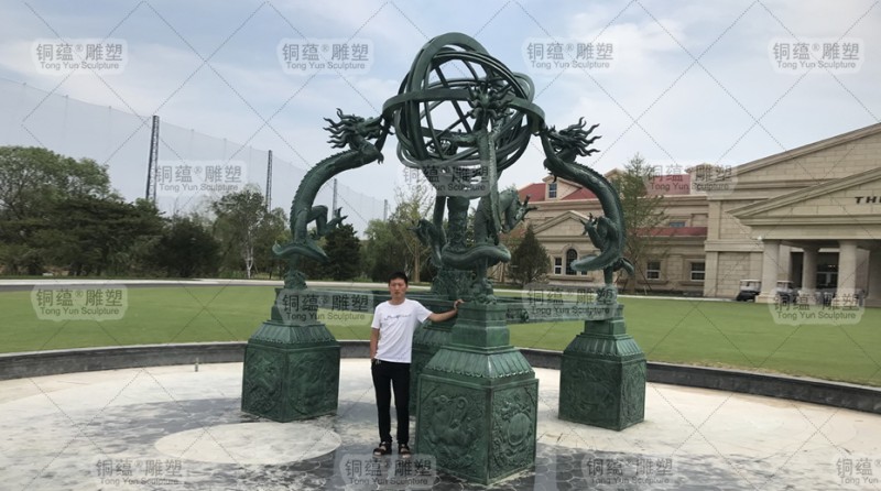 北京高4.8米浑天仪雕塑