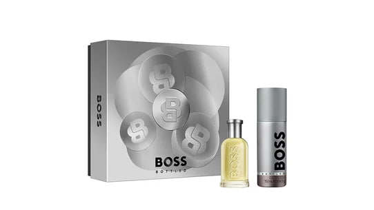 HUGO BOSS Boss Bottled Eau de Toilette Spray Xmas gift set 50ML BOSS BOTTLED EDT50&DEOX